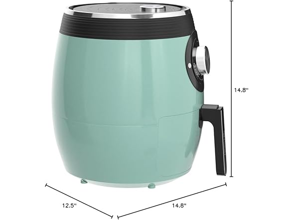 DASH Deluxe Air Fryer+Oven Cooker- Aqua