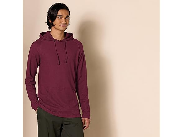 Amazon Essentials Men Long-sleeve Slub Hoodie