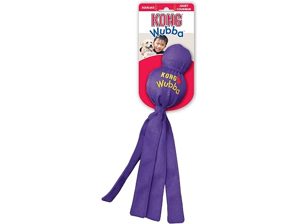 KONG Wubba - Dog Toy for Tug of War & Fetch -