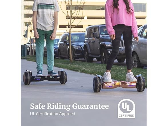 Gotrax E5 Hoverboard with LED 8.5" Offroad Tires, Music Spea (Open Box)