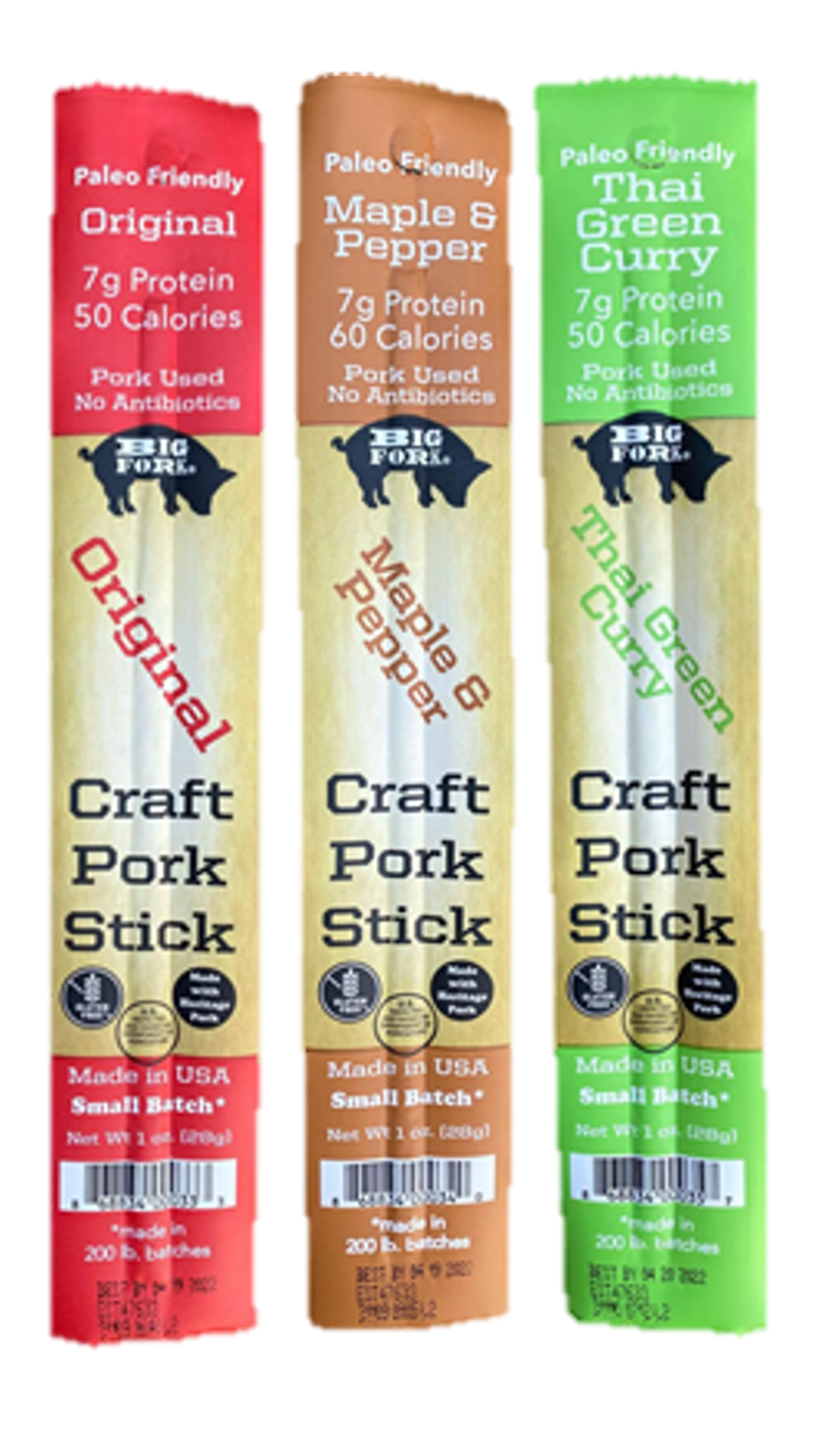 Big Fork Craft Pork Snack Sticks 20ct - Gallery 9