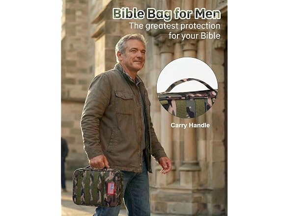 Bafei Tactical Bible Cover 4pc w/ShoulderStrap