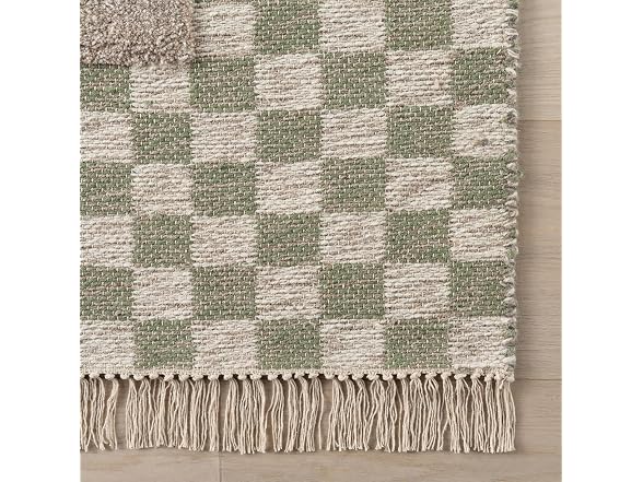 Rugs USA x Carmeon Hamilton Checkered 4' x 6' Wool Area Rug