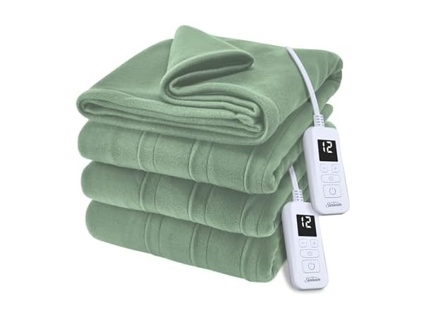 $29.99 Sunbeam Sunbeam Royal Ultra Fleece Heated Electr dealfomo