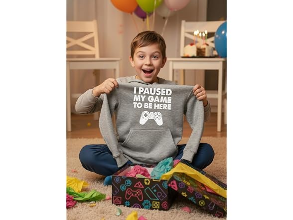 Tstars (L) I Paused My Game Be Here Funny Hoodie
