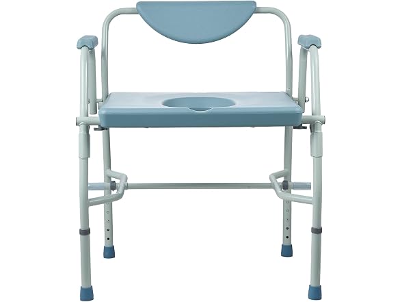 Commode Chair, Bedside Commode with Drop-Down