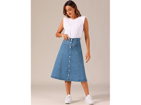 Allegra K Women (XL) Womens' Western Midi Skirt