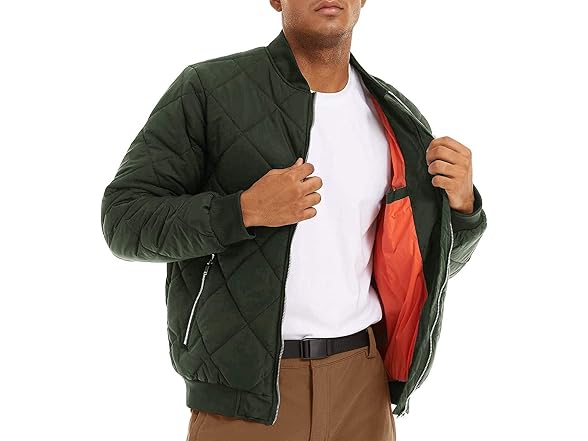 Lacsinmo Men (L) Jackets Thicken Varsity Jacket