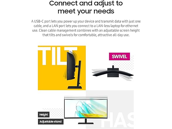 (NEW) Samsung 34” ViewFinity S65UA Series Ultrawide QHD Curved Monitor