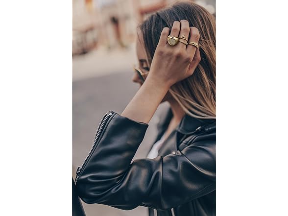 Jessica Simpson Gold Ring Watch Crystal Dial