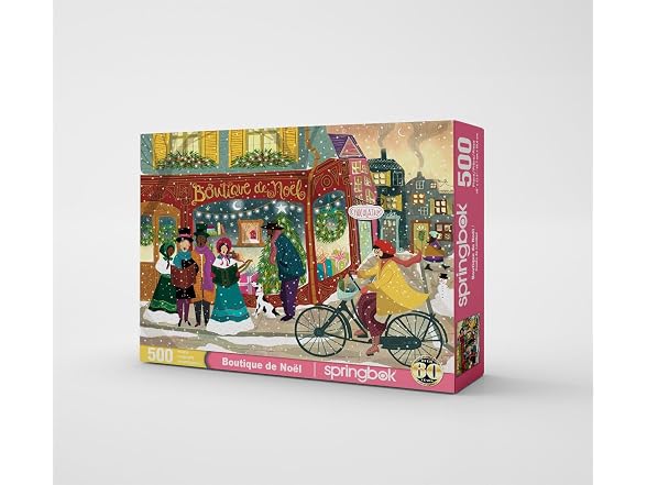Springbok Boutique de Noel 500 Piece Jigsaw Puzzle