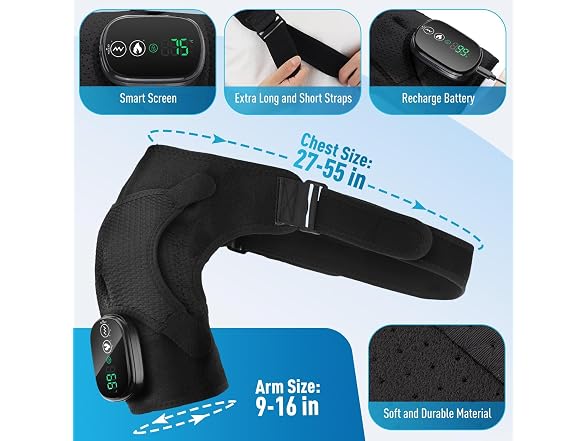 GVMSOR Cordless Shoulder Heating Pad