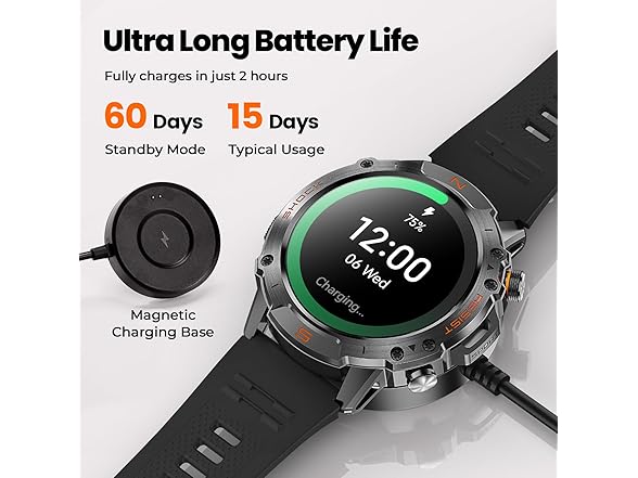 WalkerFit Rugged Smart Watch