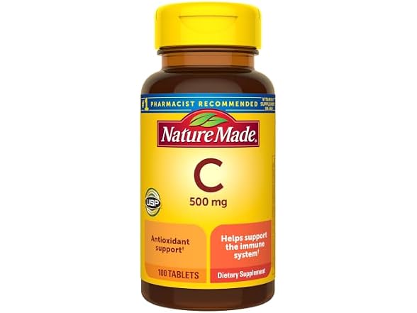 Nature Made Vitamin C 500 mg 100 Tablets