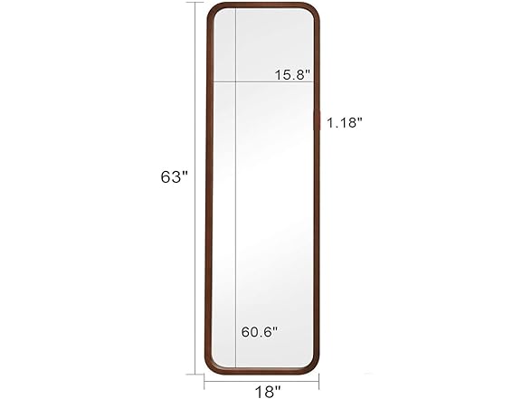 Otlsh 63"x18" Full Length Mirror