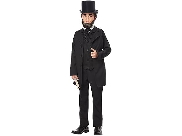 Boys Abraham Lincoln Costume (8-10)