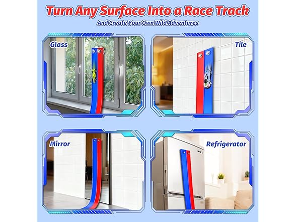 EYEFEAT Double Lane Race Car Track