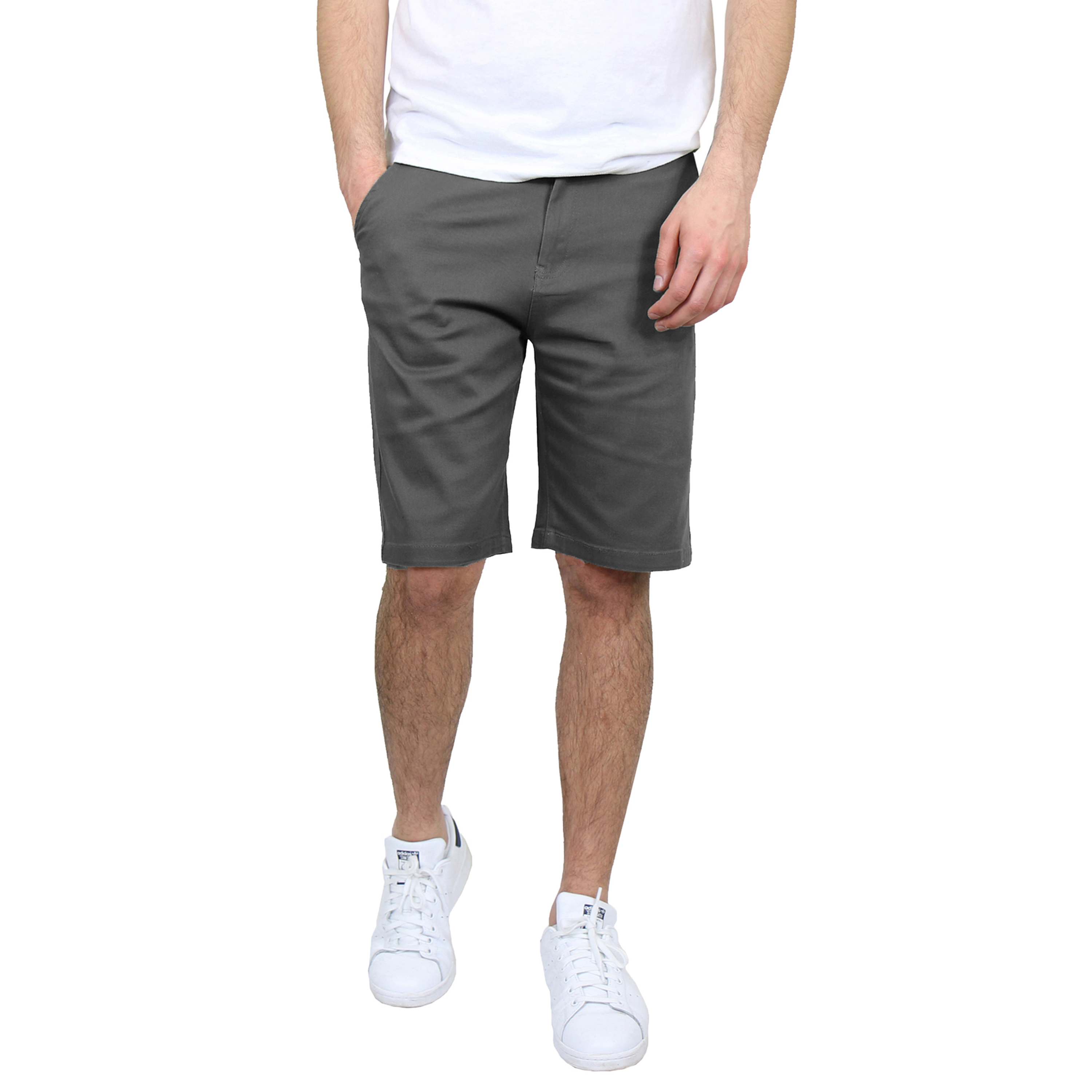 3Pk Asst Mens Stretch Chino Shorts - Gallery 9