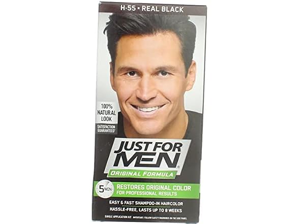 Just For Men Hair Color H55 Real Black