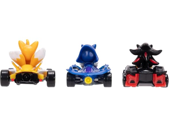 Sonic The Hedgehog 1:64 Die-cast Vehicles 3-Pack