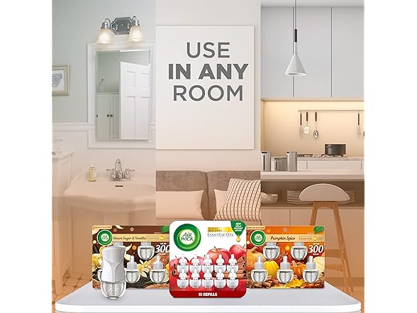 Air Wick Fall Scent Refill, 5ct