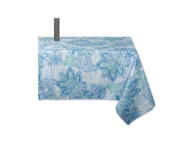 DII Blue Paisley Outdoor Tabletop