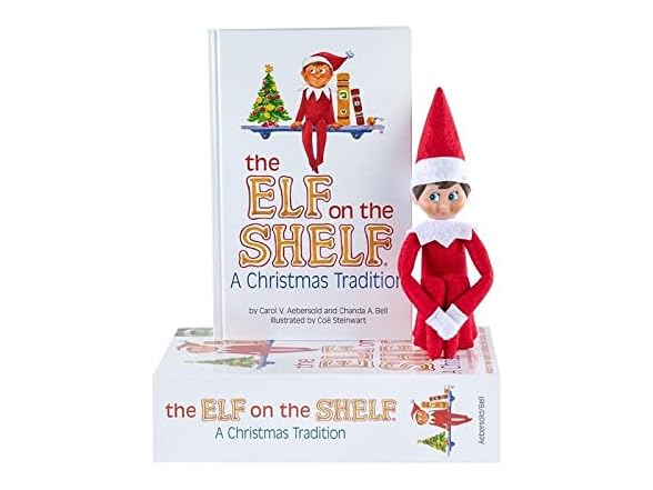 Elf On The Shelf Night Before Christmas Storybook and Blue Eye Boy