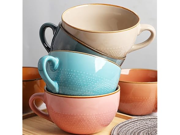 Large Coffee Cup Ceramic Soup Mug