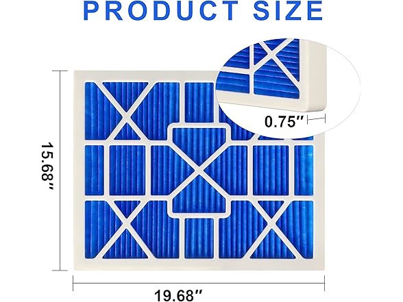 LEKEN 16x20x1 AC Filter Reusable
