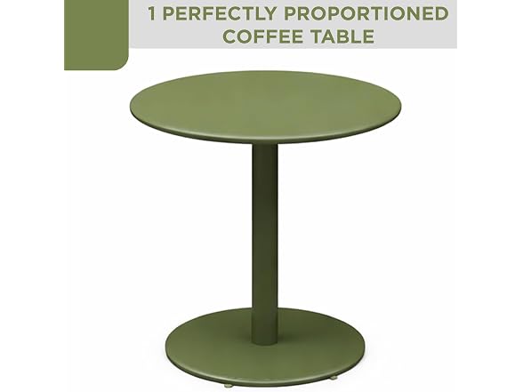Alpine Corp3-Pc Bistro Set Green