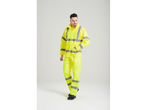 Portwest Hi-Vis Rain Jacket Viz Insulat