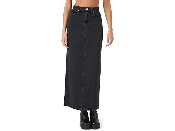 Forever 21 (M) Midi Slit Skirt