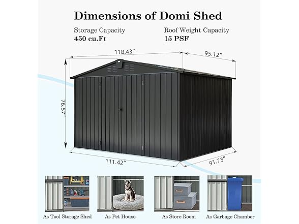Ritsu Outdoor Storage Shed