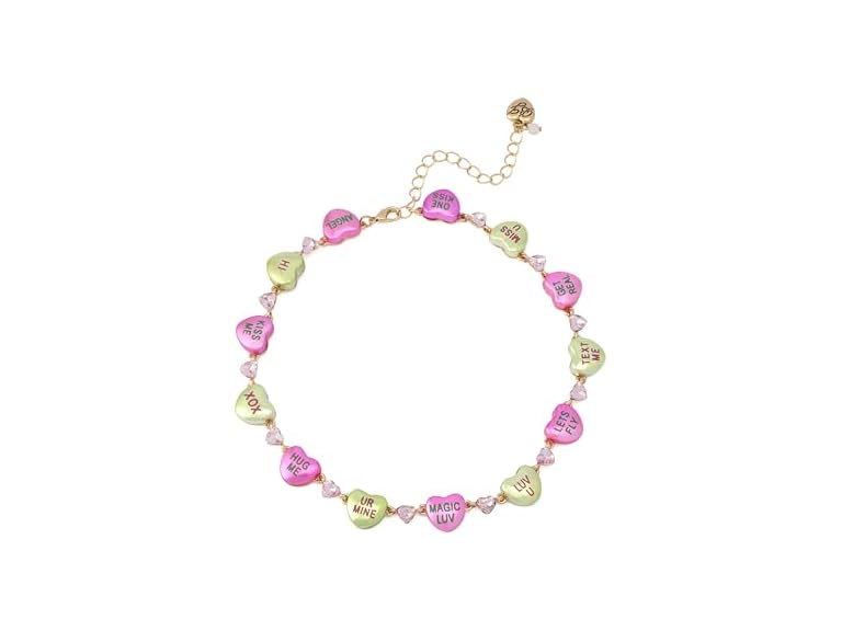 Betsey Johnson Women's Sweetheart Collar Necklace