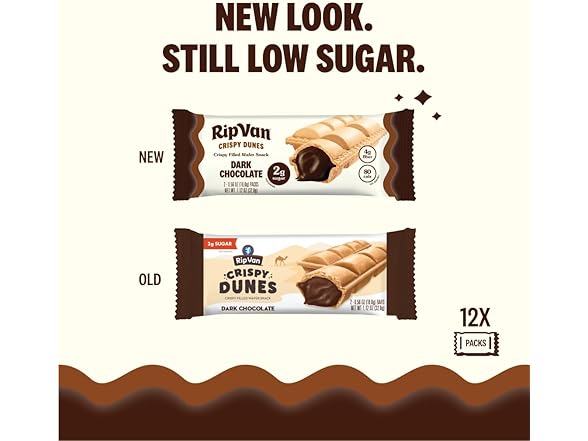 (24ct) Rip Van Crispy Dunes - Dark Chocolate