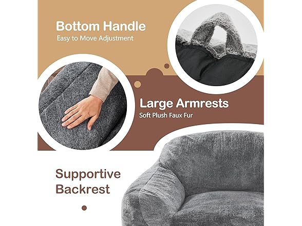 Oversized Bean Bag Sofa