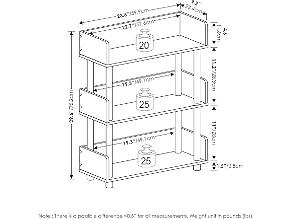 Furinno Turn-N-Tube Multipurposes Display Rack