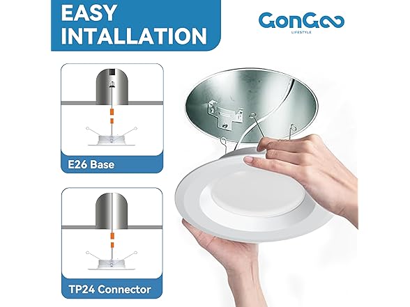 6 Pack LED Recessed Light