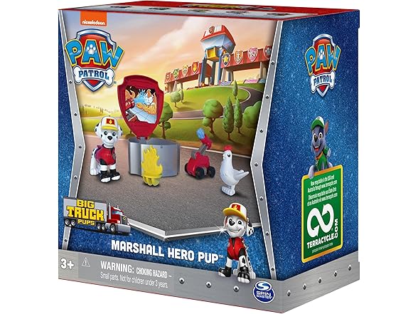 Paw Patrol, Big Truck Pups Marshall Action Figure