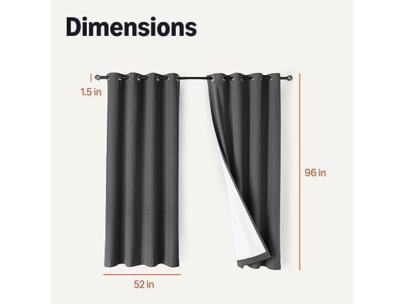Amazon Basics 100% Blackout Curtains