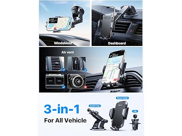 Car Windshield Phone Mount Holder