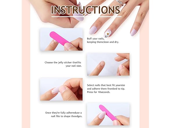 CJDLTS Valentine's Red French Press-on