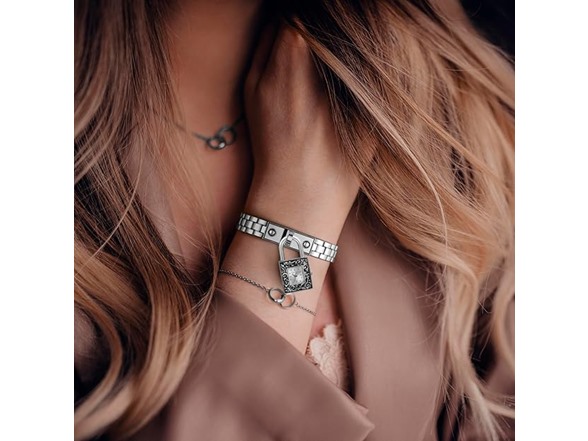 Jessica Simpson Locket Watch Bracelet