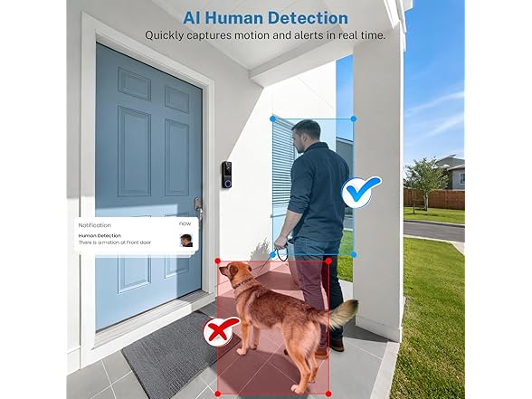 ElioVana 1080P Wireless Home Security Doorbell