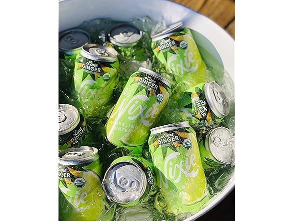 Nixie Sparkling Water, Lime Ginger | 12  oz.