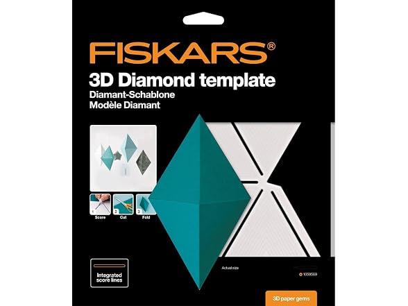 Fiskars Gems 3D Paper Jewel White