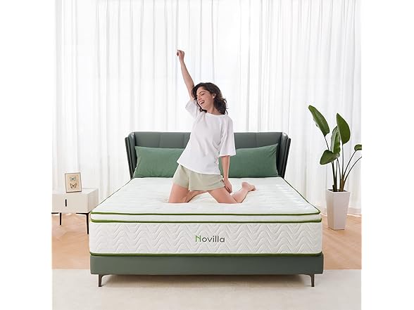 Novilla Full Mattress 12 Inch Hybrid Mattress