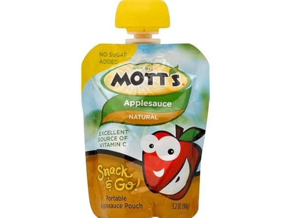1CT Mott's Snack and Go Applesauce, Natural