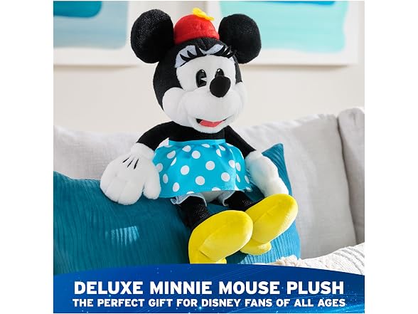 GUND Disney Official Minnie Mouse 14-Inch Deluxe Plush