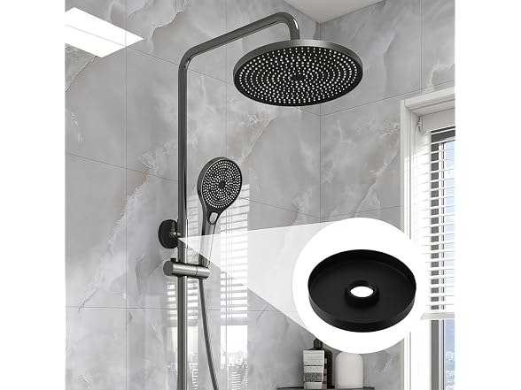 Tiiyee Shower Arm Flange, 3.5in Round